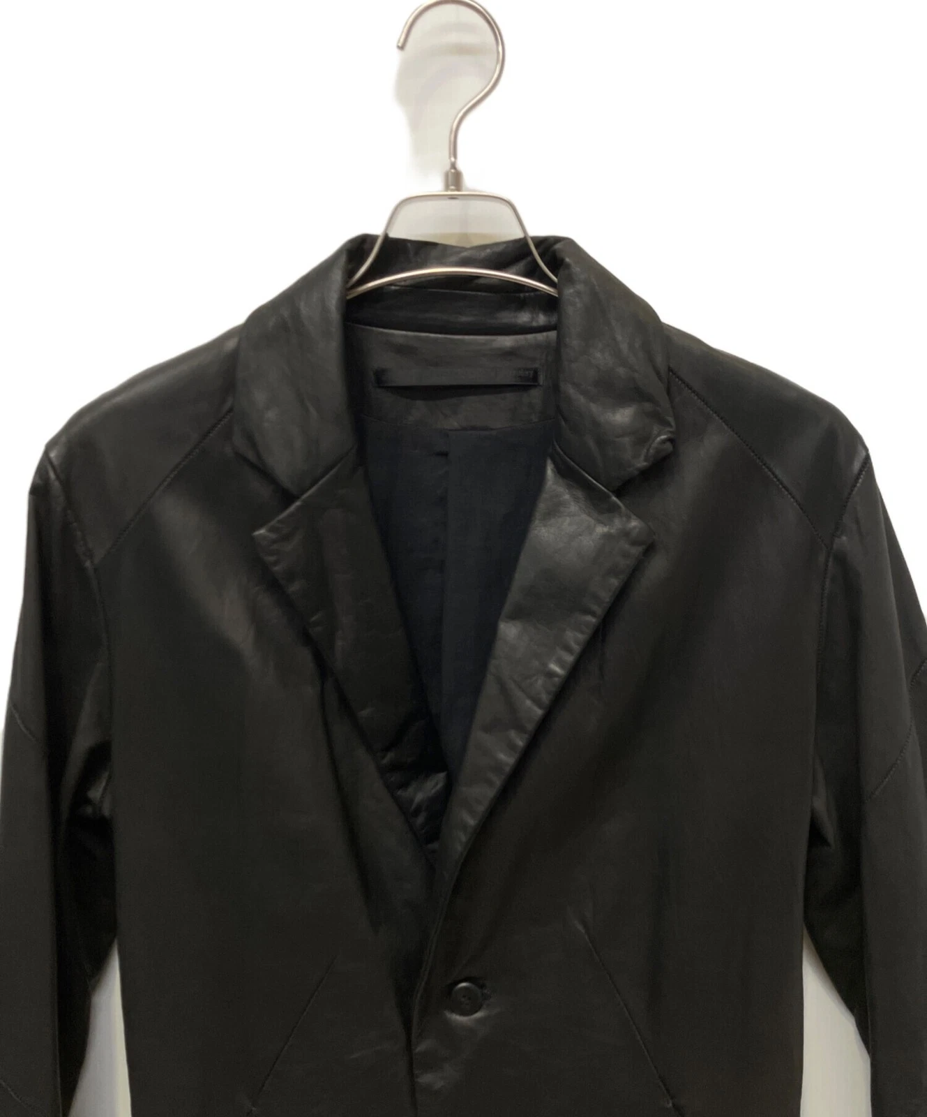 NO,NO,YES! Leather Jacket Made in Japan Men's Size S Black - product detail image 4