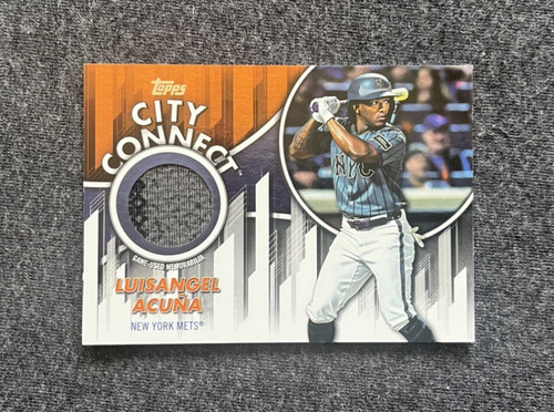 2026 Topps Series 1 Luisangel Acuna City Connect Game-Used Relic Patch L474