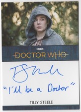Tilly Steele DOCTOR WHO Series 11 & 12 Inscription Willa Twiston Autograph Card
