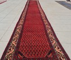 Hand Knotted Vintage Sultanabad Badam Gul Mir Wool Area Runner Rug 16 x 3 Ft — photo 3