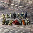 Vintage Star Wars 3.75 Lot - 14 Action Figures - Ewoks Han Solo Obi Wan