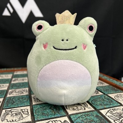 Squishmallows Fenra King Frog w/ Gold Crown Valentines Day 6  No Tag