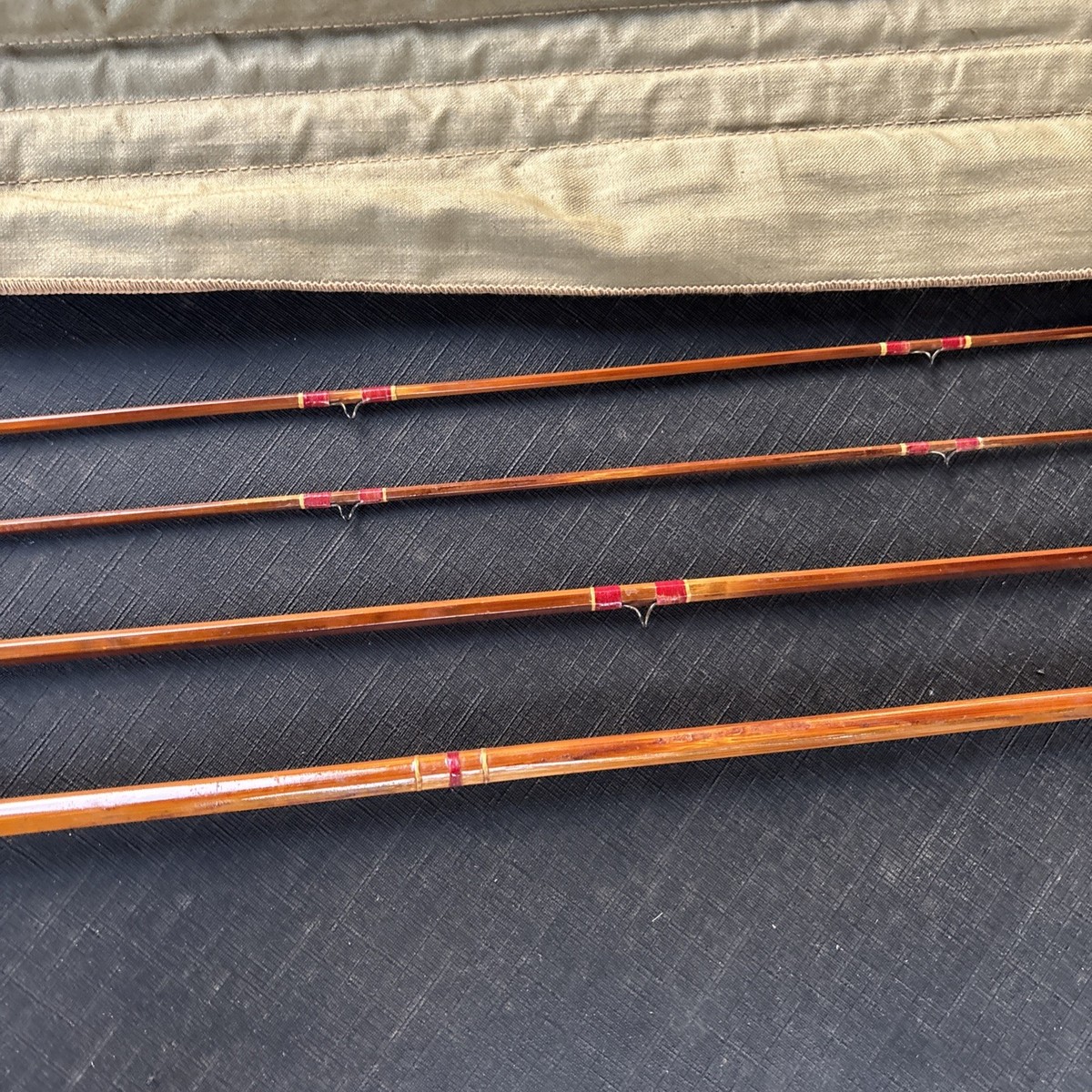 Vintage South Bend 346 Bamboo Fly Rod 8 1/2' HDH or D W/ Sock | eBay