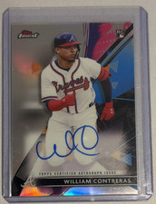 2021 Topps Finest - Finest Autographs William Contreras #FA-WC (AU, RC)
