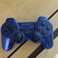 Sony OEM PlayStation PS3 DualShock 3 Controller Blue For PlayStation 3 3Z