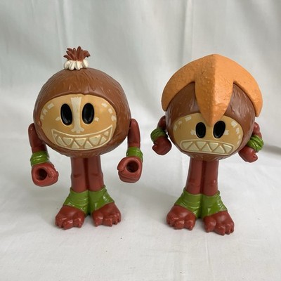 Disney Moana Kakamora Pirat Kokosnuss Krieger Figur X2 Maraca Instrument