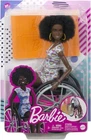 Barbie Fashionistas Doll Wheelchair & Ramp Curly Brown Hair & Accessories
