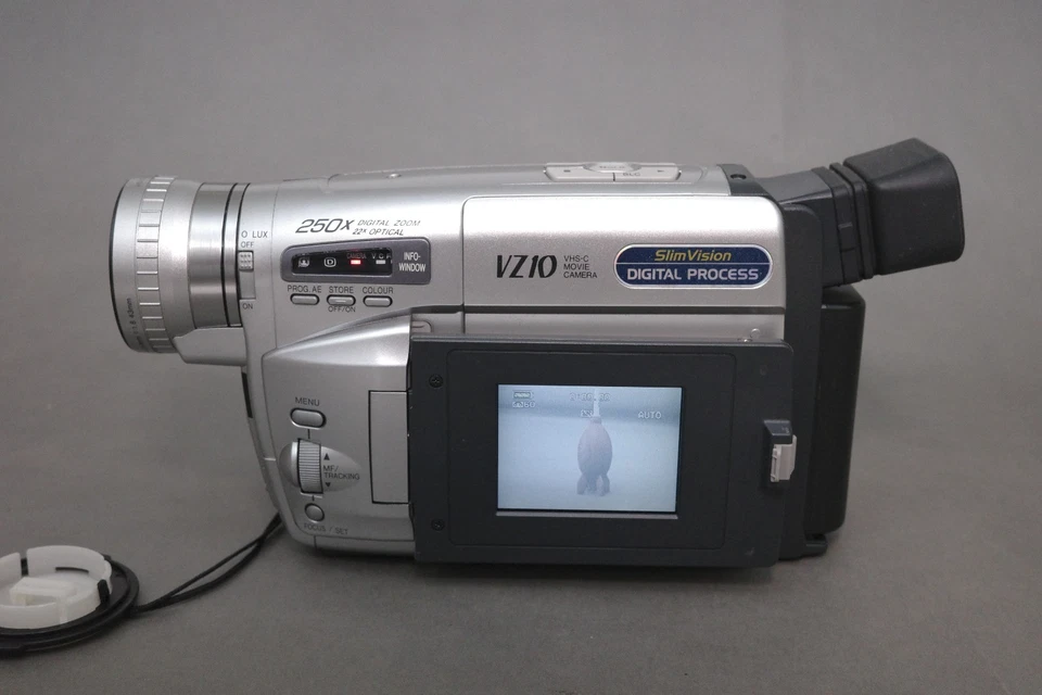 Panasonic NV-VZ10 VHS-C Camcorder + Battery, Charger, New Cassette – Watch Video - Image 2 of 4