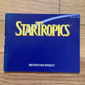 STARTROPICS CIB w/manual & box for Nintendo NES (1990), TESTED & WORKS!