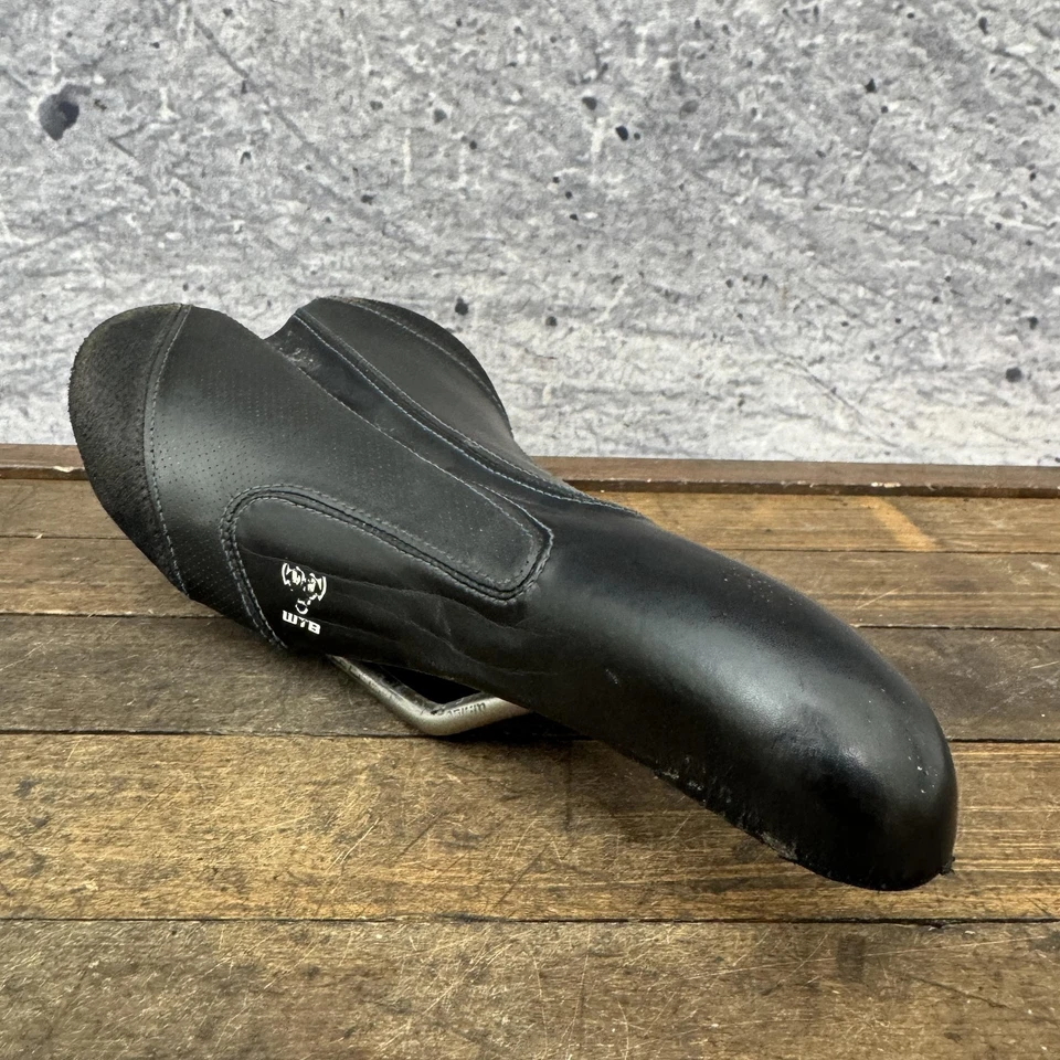 Assento de trilho de titânio WTB Comfort Zone selim de bicicleta preto MTB estrada vintage 305g - Imagem 2 de 4