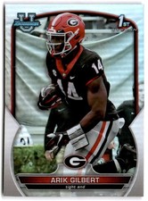 2022 Bowman Chrome University NCAA Football Base or Refractors Pick From List
