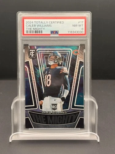 2024 Panini Totally Certified - Caleb Williams The Mighty #17 (RC) PSA 8