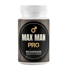 Max Man Pro Advanced Male Health Supplement to Boost Energy & Endurance 60ct