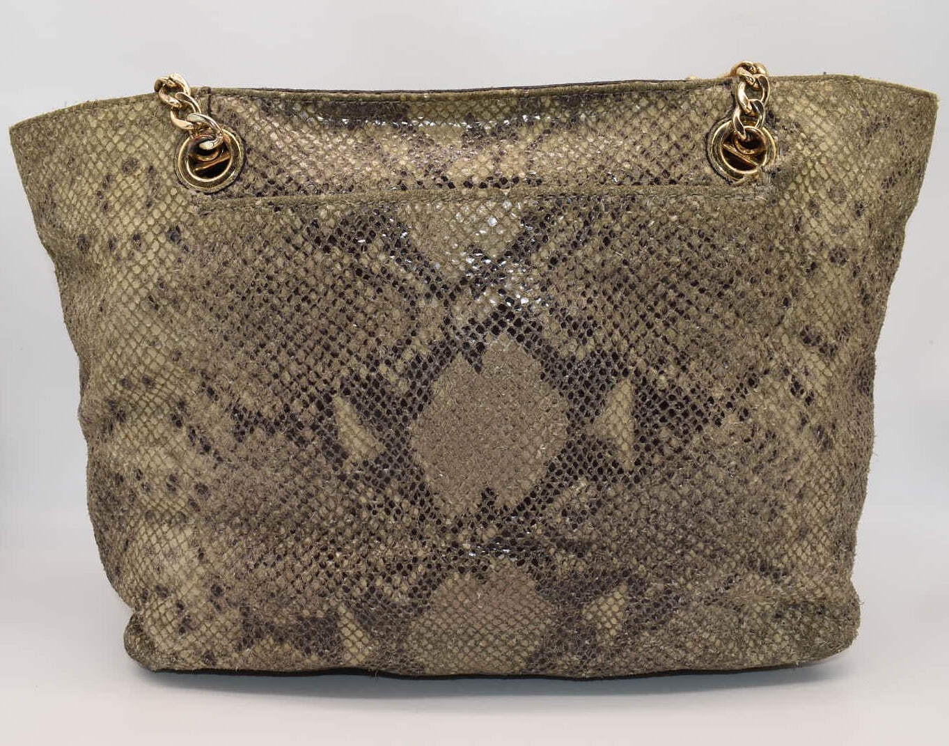 Michael Kors Python Embossed Leather Chain Strap … - image 4