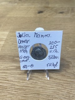 Moneda Julia Mamaear Denar Plata Excelente Estado Rara