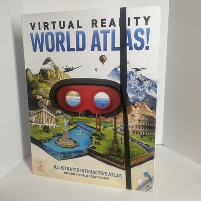 Abacus Virtual Reality World Atlas Interactive VR Atlas and STEM Learning Set