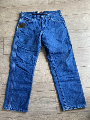 Wrangler Riggs Workwear Herren Jeans Blau W34 L30