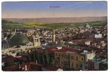 Church of the Holy Sepulchre Jerusalem Israel c1910 Aerial View DB Postcard