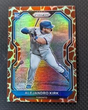 2021 Panini Prizm Alejandro Kirk (RC) Giraffe Prizm SSP #169 Rare Card