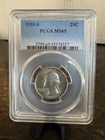 1935-S 25C Washington Quarter PCGS MS65