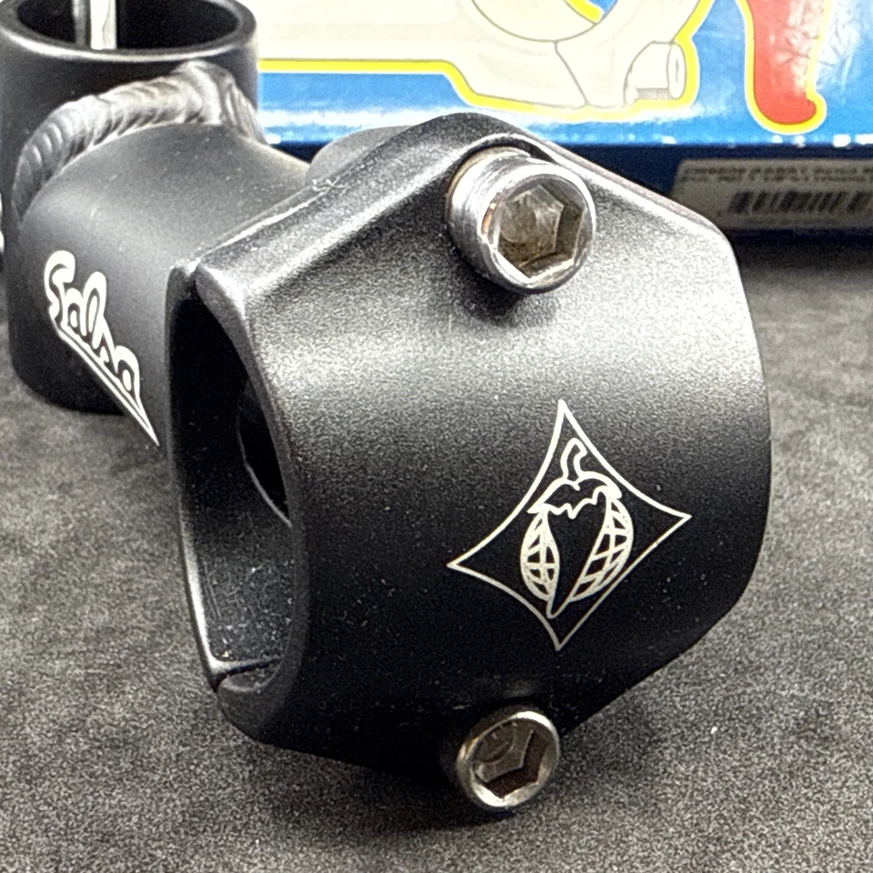 NOS Salsa Moto Ace Alloy 1-1/8" Stem 110mm +/- 10.5° 31.8mm Handlebar Clamp - Image 4 of 4