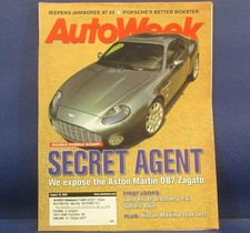 Autoweek Magazine August 19 2002 Aston Martin Db7 Zagato Land Rover Discovery
