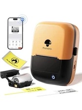 Phomemo Industrial Label Maker, 2" Bluetooth Portable Label Printer Rechargeable