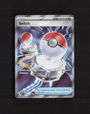 Switch 123/094 Fiamme Fantastiche Full Art Carta Pokemon Holo Ultra Rara NM