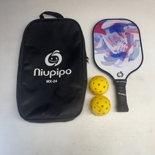 Niupipo MX-24 Pickleball Paddle Set w/ Carry Case 2 Outdoor Balls