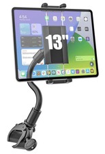 Spin Bike Tablet iPad Holder - Long Arm Gooseneck Tablet Mount Clamp for Indo...