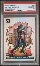 2024 PANINI DONRUSS DOWNTOWN! #14 MICHAEL PENIX JR. PSA 10