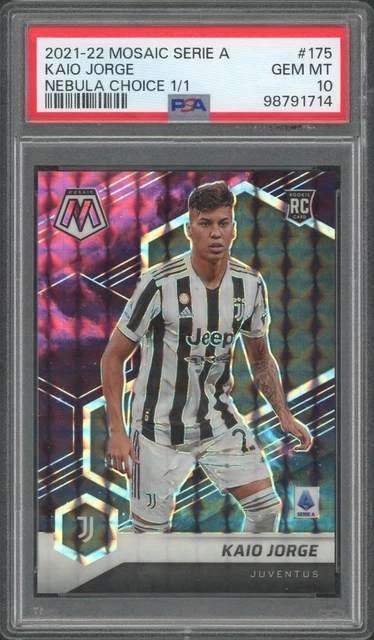 2021/22 Panini Mosaic Kaio Jorge Nebula 1/1 PSA 10