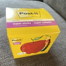 Post-it Super Sticky Notes Apple Design 654-8AP 8 Pads