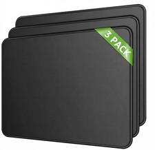 3X Non-Slip Mouse Pad Stitched Edge PC Laptop For Computer PC Gaming Rubber Base