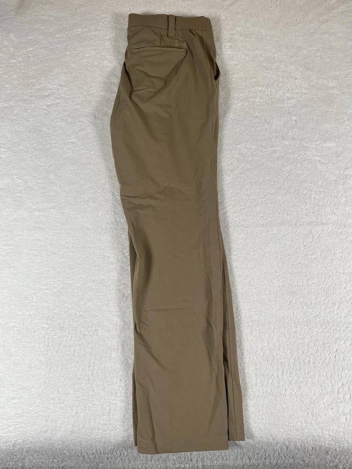 Under Armour 1289878 Tan Match Play Golf Pants Men’s 36x32 (35x32) Stretch - Image 2 of 4