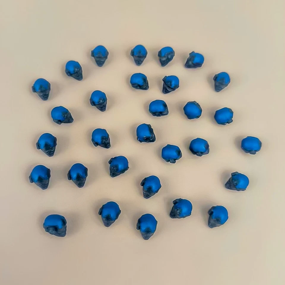 Lot 30 Heads for Mega Bloks Construx Halo UNSC Spartan Building Figure #3 - Image 3 of 3