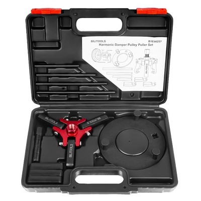 Harmonic Balancer Puller 3 Jaw Pulley Tool HeavyDuty Steel Holding Tool Set