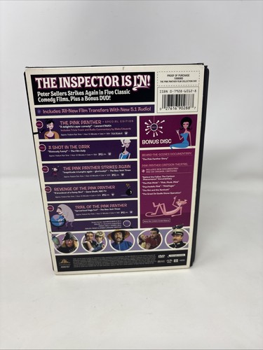 The Pink Panther - Film Collection (DVD, 2004, 6-Disc Box Set) Complete Series - Imagen 3 de 7