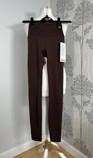 Lululemon Brand New Wunder Train HR Tight Leggins Yoga Size US 0 Uk 4 28" Brown