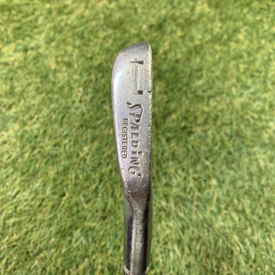 Spalding Executive 1 Iron Stiff Flex Steel Shaft Right Hand 39.5" 1960 - Image 3 of 4