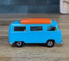 Matchbox Lesney Superfast No 23 VW Camper Van Blue & Orange 1970.Free UK postage