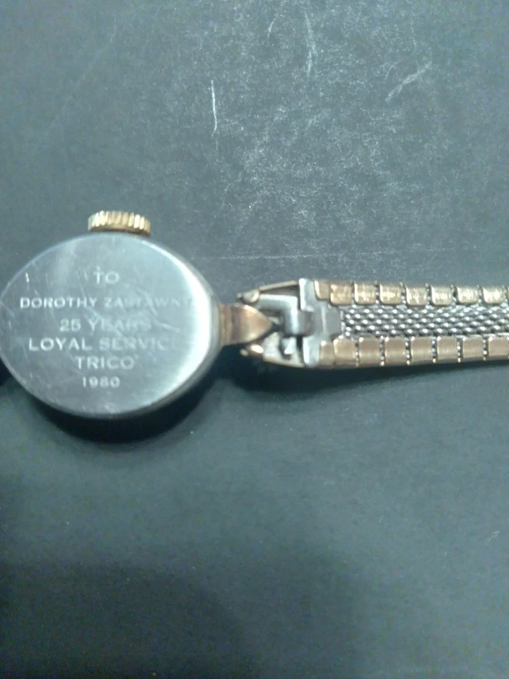 Relojes de mujer Hamilton and Wittnauer vintage rellenos de oro  Foto 4 de 4