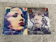 Lot of 2 Adobe Photoshop Illustrator CC Classroom 2015 Release