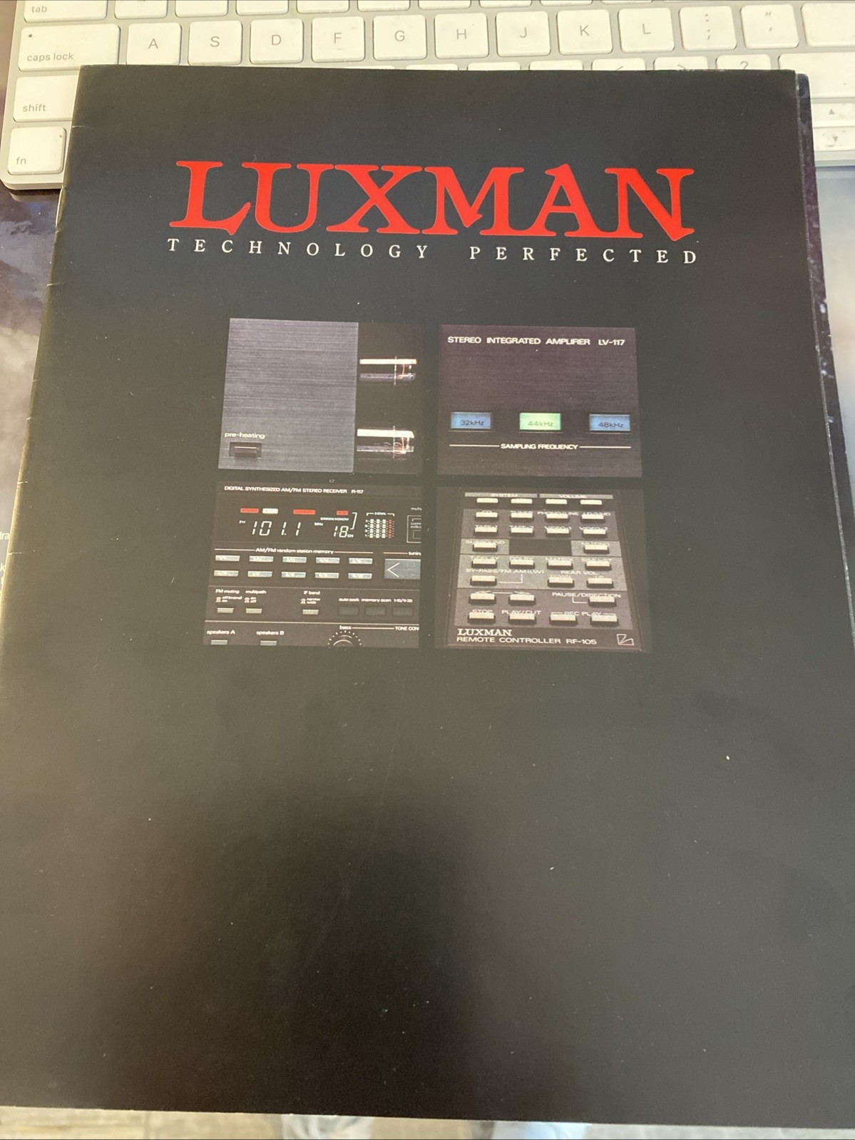 Luxman Technology Perfected Sales Brochure Division of Alpine Electronics.
