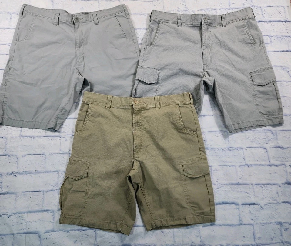 Pantalones Cortos Dickies PARA HOMBRES TALLA 38 Cooling Temp-iQ Dickies Flex Carga LOTE DE 3 Foto 2 de 4