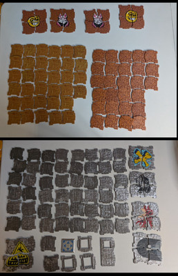 Lot of 150+ Pieces Fortnite Building Materials Brick Metal Wood Diorama