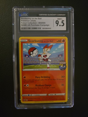 Scorbunny on the Ball graded CGC 9.5 for sale on eBay