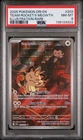 2025 POKEMON DESTINED RIVALS #203 TEAM ROCKET'S MEOWTH PSA 9