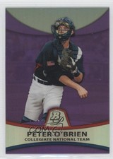 2010 Bowman Platinum Prospects Retail Purple Refractor Drew Maggi An #PP39 2u6