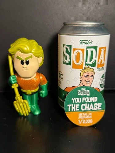 Funko Soda DC Universe Aquaman Chase Metallic LE 1/2,000 Vaulted